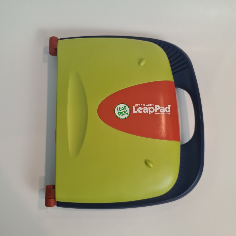 LeapFrog Read and Write LeapPad Learning System Blue Green with Stylus Vintage